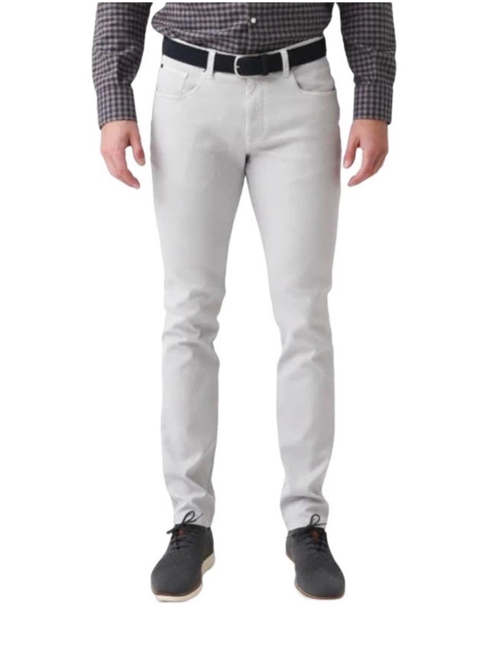 Johnnie-O Bedford Cord Pants Chrome NWT Light Gray Corduroy Mens Sz. 33x34